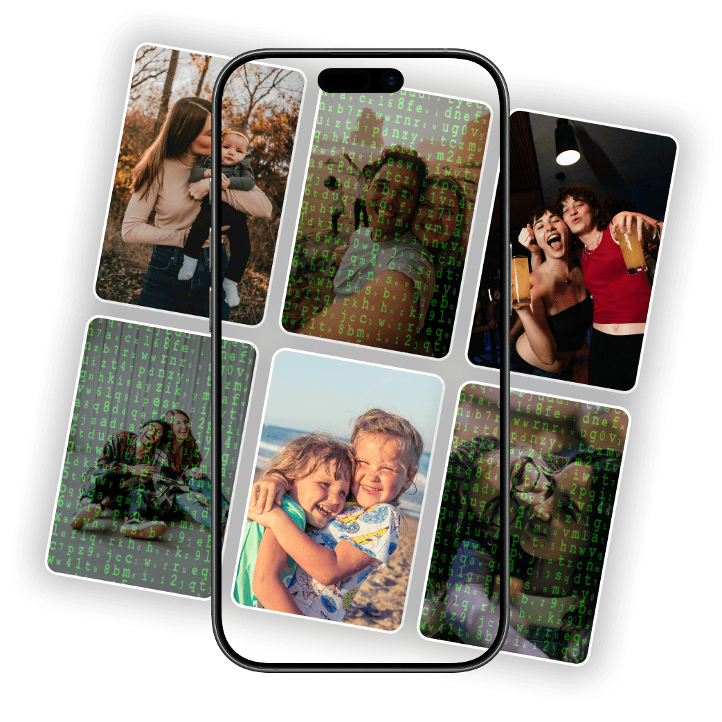 Private photo sharing